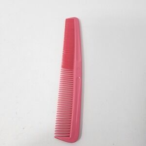 Goody Vintage Unbreakable Comb 7" Bubblegum Pink Wide & Fine Toothed Made In USA